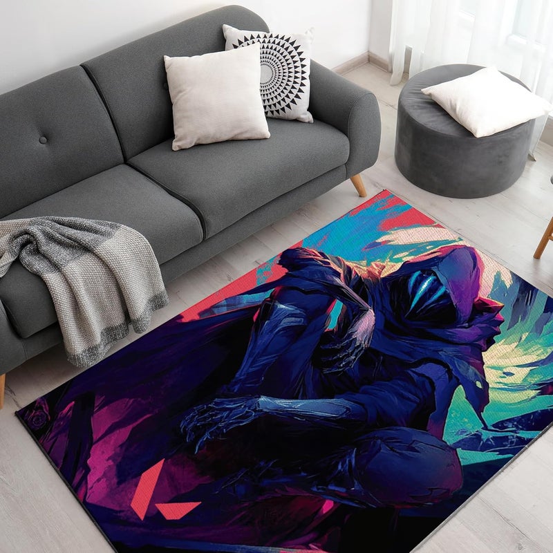 DreamController Valorennt Custom Rugs for Gamer Room (62x40inch)| Playroom Carpets Inspired by Games & Anime Decor for Gamers | Gamer Room Decor for Kids Teen Anti-Slip Gaming Mats - Image 1